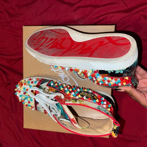 Red Bottom Sneakers - Picture 3 of 3